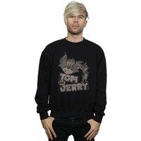 Tom & Jerry Men's Wink Sweatshirt in Black | Size: Medium