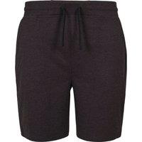 Build Your Brand Men's Terry Shorts in Charcoal | Size: Large