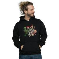 Disney Men's Toy Story 4 Group Hoodie in Black | Size: Large