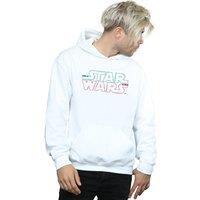 Star Wars Men's Lightsaber Logo Hoodie in White | Size: XL
