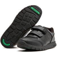 ToeZone Men's Pokemon Character Black Rip Tape School Shoes | Size: 2