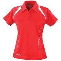 Spiro Women's Team Spirit Polo Shirt in Red | Size: 16