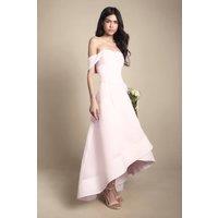 Coast Women's Organza Hi-Low Bridesmaid Skirt in Blush | Size: 14