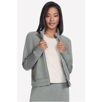 Skechers Women's Skechluxe Elevate Jacket in Olive | Size: Medium