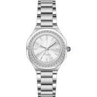 Emma Loves Diamonds Women's Madison Watches Swiss Quartz Watch Silver with a Silver Bracelet