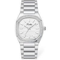 Emma Loves Diamonds Women's Lumia Watches Swiss Quartz Watch with a White Dial & a Silver Bracelet