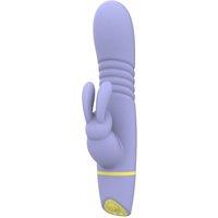 Loving Joy Women's Tide Thrusting Rabbit Vibrator in Purple