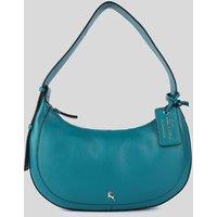 Ashwood Leather Women's 'Tesoro di Bologna' Real Leather Shoulder Bag in Bottle Green