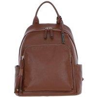 Ashwood Leather Women's 'Lusso Legato' Real Leather Backpack in Tan