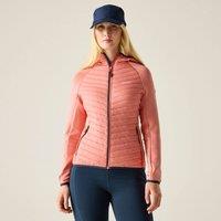 Regatta Women's Andreson Stretch Water-Repellent Hybrid Quilted Jacket in Peach | Size: 26