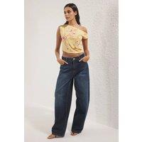 WOVCOR Women's Fitted Asymmetric Neck Sleeveless Stretch Knit Blouse | Size: XL