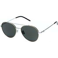 Belstaff Men's MAGNUM-GRIS-DORADO Sunglasses in Silver
