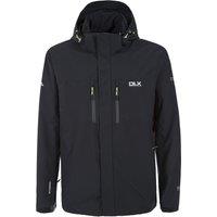 Trespass Men's Oswalt DLX Waterproof Jacket in Black | Size: XS