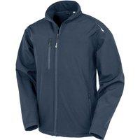 Result Men's Printable 3 Layer Soft Shell Jacket in Navy | Size: Large
