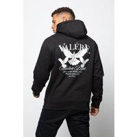 Valere Milano Men's Pertuso Hoodie in Black | Size: XS