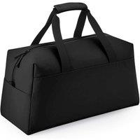 Bagbase Men's Matte PU Coating 28L Duffle Bag in Black