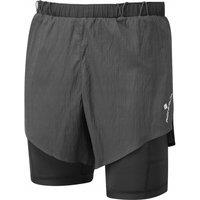 Ronhill Men's Tech Race Twin Shorts in Black | Size: Small