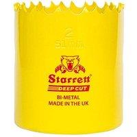 Starrett Dch0212 Deep Cut Bi-Metal Holesaw 64Mm in Yellow