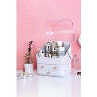 Cosmetic Organizer Skincare Display Box in White