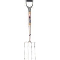 Spear & Jackson 1560SF Neverbend Stainless Digging Fork in Brown