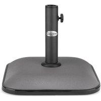 Christow Garden Parasol Base 11kg Square Patio Umbrella Stand Holder in Grey