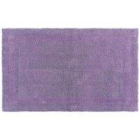 Homescapes Luxury Bath Mat Reversible 100% Cotton 1600GSM, 50 x 80cm, Extra Soft in Lilac | Size: 50 x 80 cm
