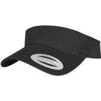 Flexfit by Yupoong Curved Visor Cap in Black
