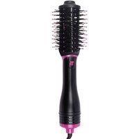 Alivio 4-in-1 Hot Air Brush Hair Styler, Blow Dryer Brush & Volumizer for Fast Drying, Straightening & Curling in Black