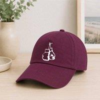 60 SECOND MAKEOVER Boxing Gloves Baseball Cap in Burgundy