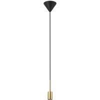 Nordlux Paco Pendant Light Brass Metal Dining Room E27 Mains 4cm in Gold