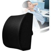 SPETLEK Memory Foam Seat Back Pain Support in Black