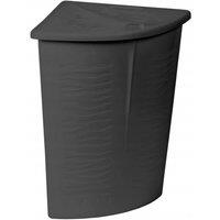 SPETLEK Corner Laundry Basket Anthracite in Dark Grey
