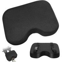 FLAVORA Memory Foam Rowing Machine Seat Cushion in Black | Size: 100 cm x 190 cm