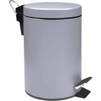 EONLION 3 LITRE SMALL PEDAL BIN in Grey | Size: 100 cm
