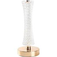 SPETLEK Night Light LED Touch Bedside Table in Gold