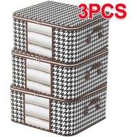 SPETLEK 3x 75L Large Underbed Storage Bag in Grey
