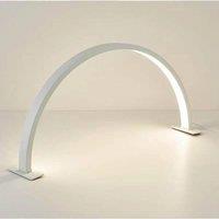 FLAVORA Foldable Half Moon Nail Desk LED Light in White
