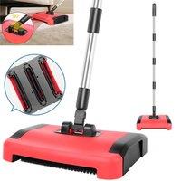 EONLION MANUAL CARPET SWEEPER BRUSH in Red | Size: 100 cm