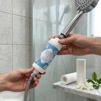 INMTFEI Jasmine Shower Filter Cartridge, Hard Water Purifier for Hair & Skin in White