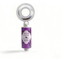 INMTFEI Lavender Shower Filter Hard Water Purifier for Hair & Skin in Purple