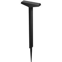 INMTFEI 2 Pack Solar Pathway Lights Warm White Waterproof Garden Lights in Black