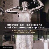 Cambridge University Press Rhetorical Traditions & Contemporary Law Paperback Book
