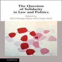 Cambridge University Press The Question of Solidarity in Law & Politics Paperback Book