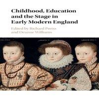 Cambridge University Press Childhood, Education & the Stage in Early Modern England
