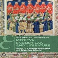 Cambridge University Press Cambridge Companion to Medieval English Law & Literature