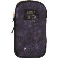 History & Heraldry Women's Pre-personalised Phone Bag - If you obey - Over 70 Titles in Black