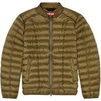 Diesel Men's Zip Jacket in Olive | Size: Large