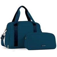 Lugg Duffle & Toiletry Bag Set - Waterproof, Fits EasyJet Cabin Size in Teal