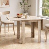 STILVORA Dining Table with Drop Leaf & oak effect in Light Oak