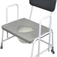 Aidapt Bariatric Commode Adjustable height in White